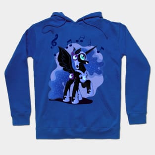 Nightmare Moon with Headphones Hoodie